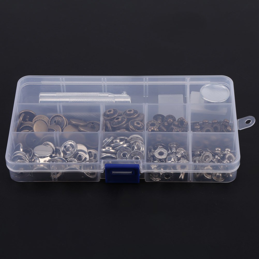 Kit 4 Stampini Per Bottoni A Pressione - Acciaio Inox, Per Macchine Manuali, Formati 12/15/21.5mm - Foto 7