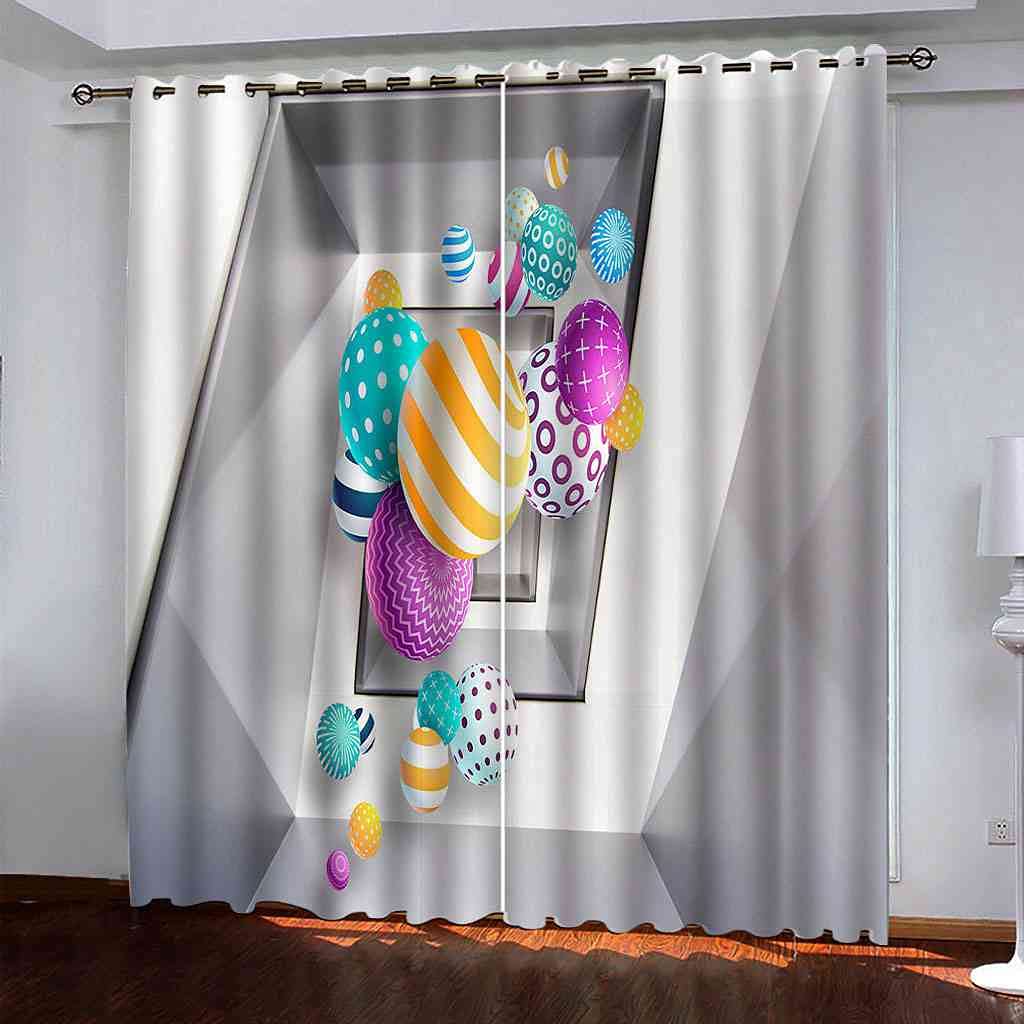 Rideaux occultants 3D contre le bruit et le froid | Lot de 2 isolants thermiques pour salon