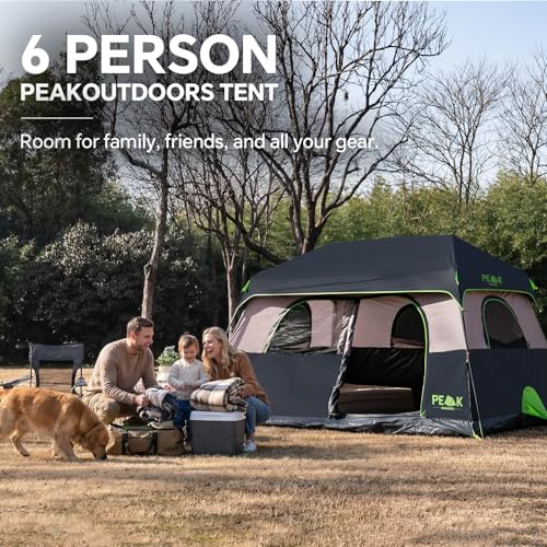PEAK OUTDOORS 6 Person Tent