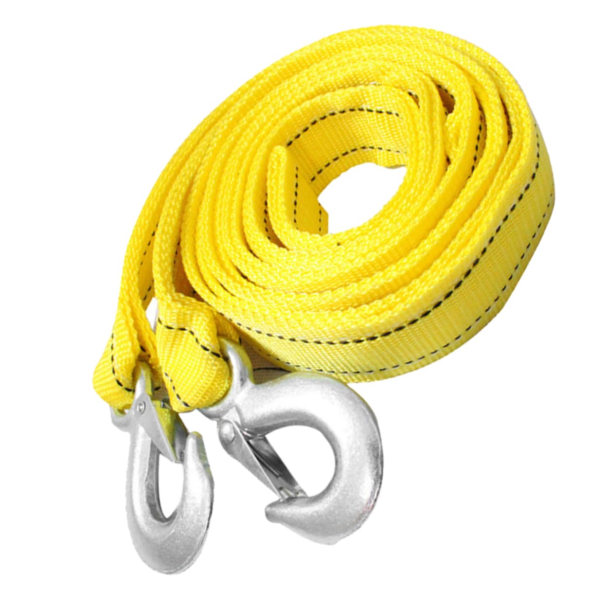 STOBAZA Car Towing Rope with Solid Hook Heavy Duty Strap for Vehicles Sturdy Nylon Construction for Emergency Towing and Capacity