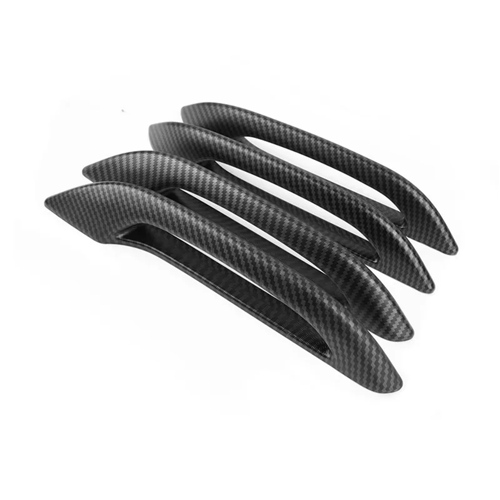 BQWYEDPL Car Anti-Icing Door Handle Fit for Tesla Fit for Model Y/3/3+ Highland 2024 Car Door Latch Handle(4pcs Matte Carbon)