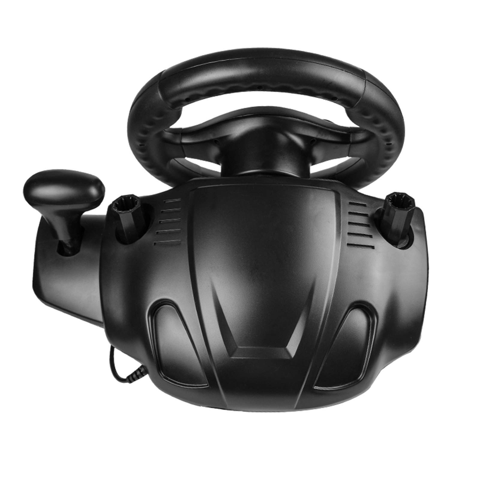 RajoNN Simulador de Coche de Carreras USB de 270° con Pedal, Volante de Camiones Europeos, conexión de Mango de Soporte PC/PS/Xbox/Switch