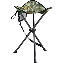 Portal Tall Folding Tripod Stool Portable Tripod Chair for Outdoor Camping