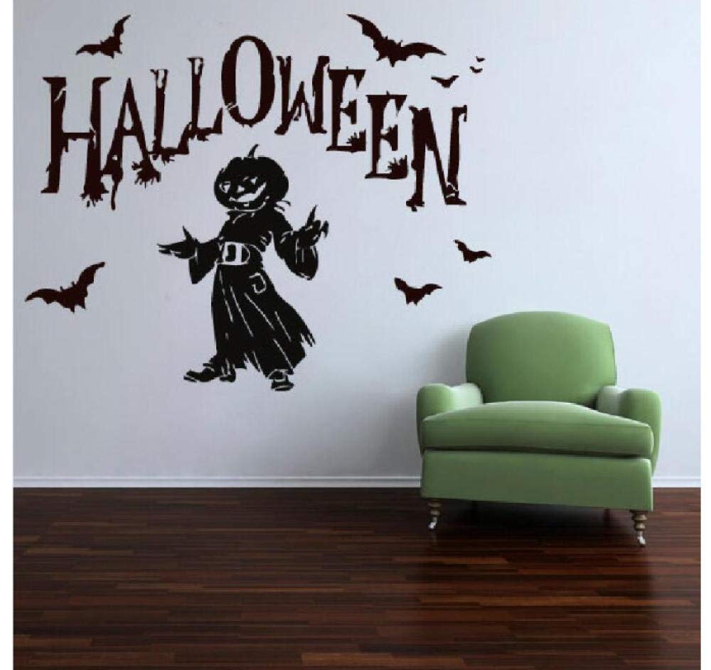 Produktbild von LED Halloween Wandaufkleber Spinne Fledermaus Gruselige Fenster