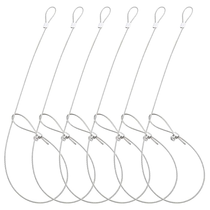 Buy Jiozermi 6 Packs 19" Gate Latch Cable Pull, Stainless Steel Gate