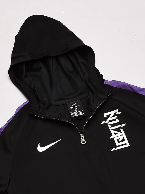 black and purple nike hoodie