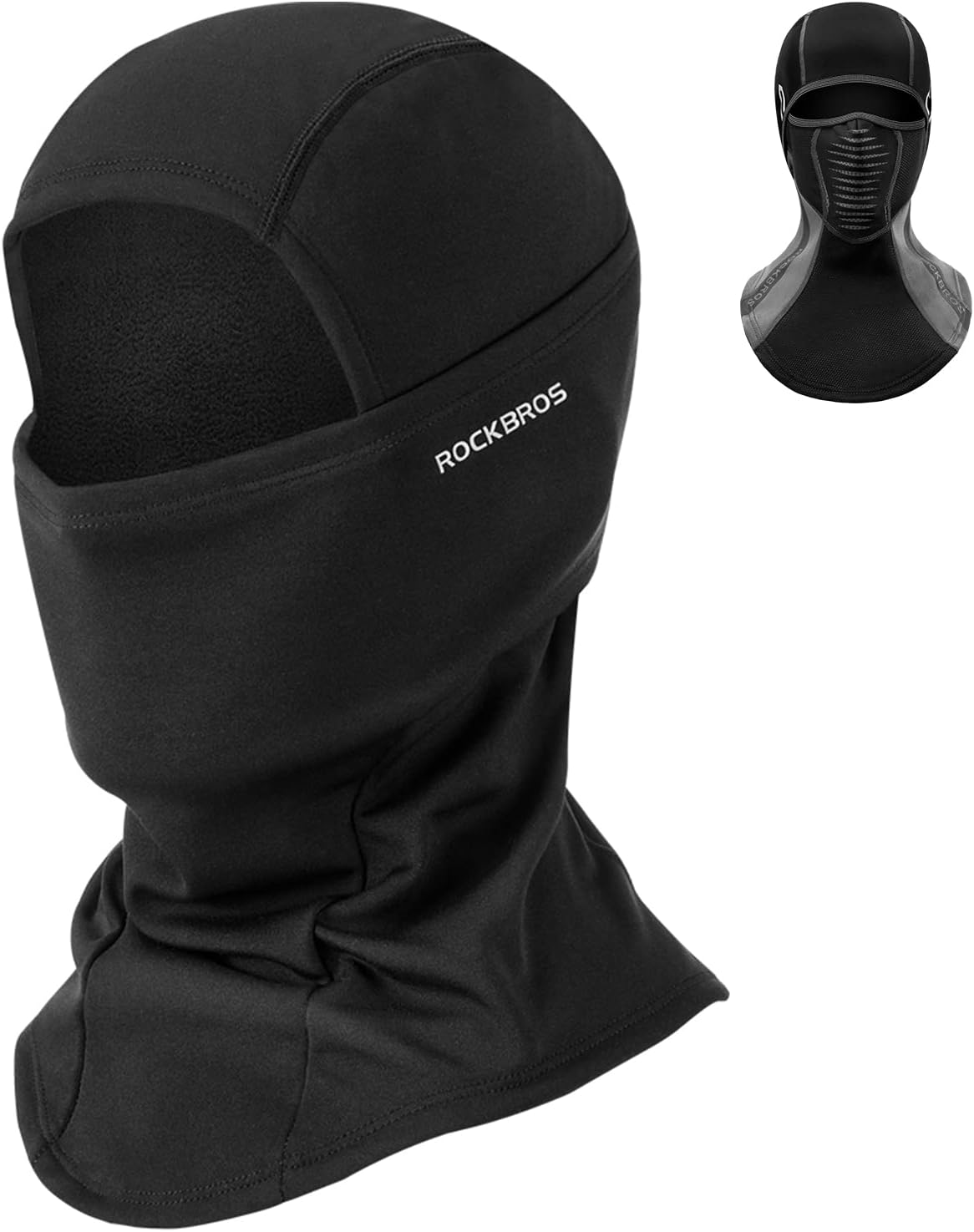 ROCKBROS Ski Mask for Cold Weather Windproof Thermal Winter Fleece Face