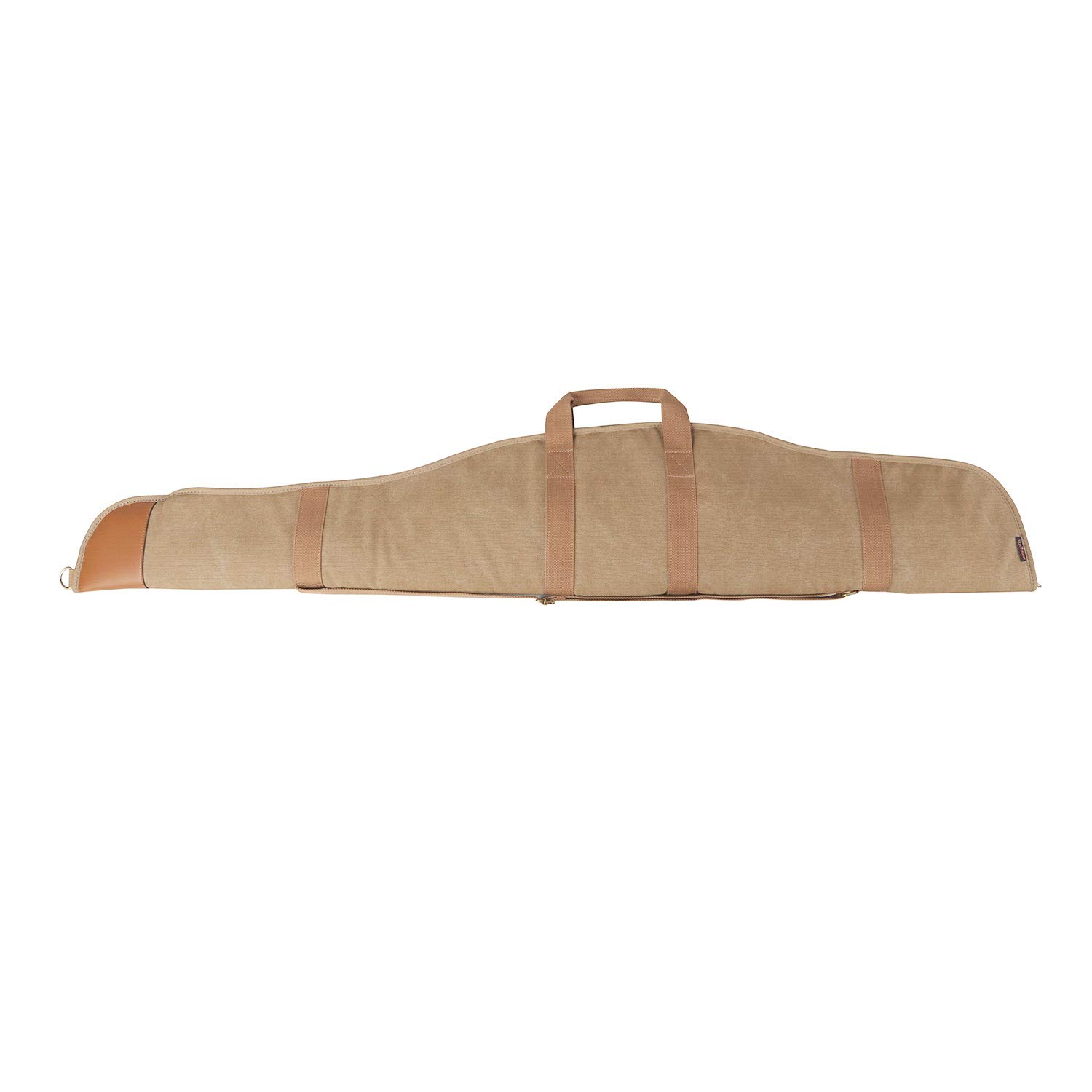 TOURBON Caza 16 oz lona cuero Trim suave acolchado pistola bolsa Scoped Rifle Slip Case - 52 pulgadas