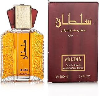 Dubai Men's Perfume, Luxury Products From Dubai, Lasting And Addictive Spray Fragrance, Sultan Perfume, Elegant & Long Lasting Scent, Premium Perfume Oil, 100ml (100ml)