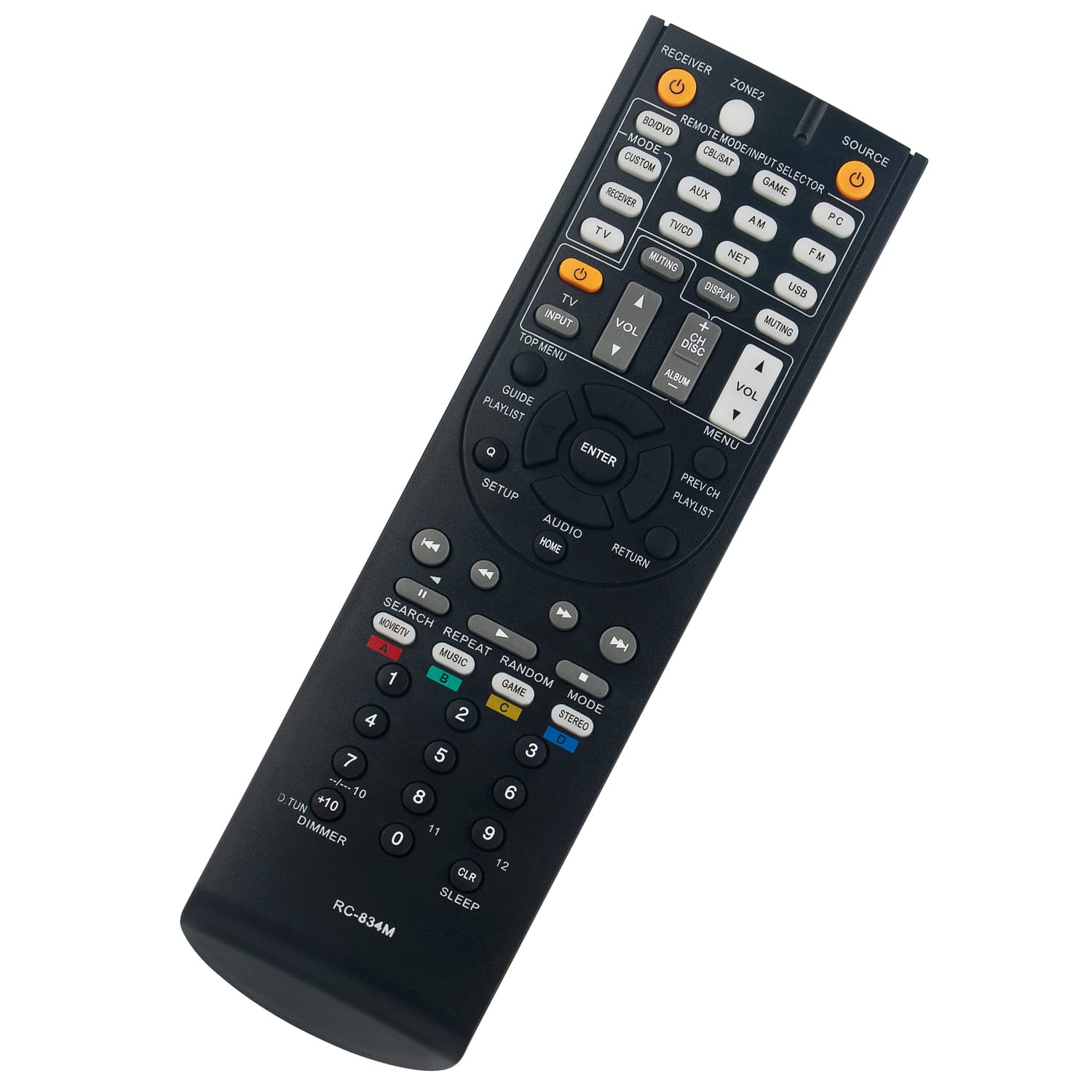 Amazon.com: RC-834M Replacement Remote Control Applicable for