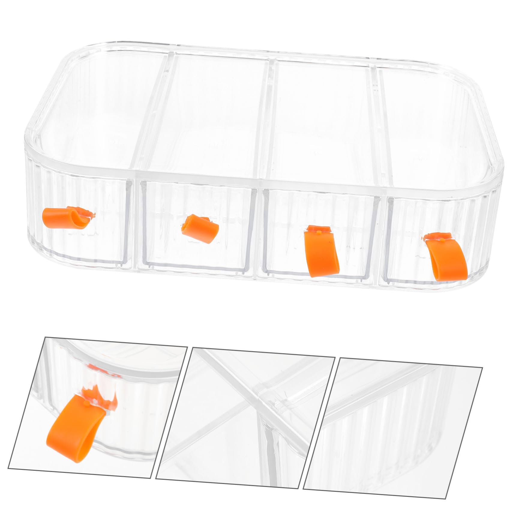 IMIKEYA Organisateur Lunettes Soleil Acrylique Boîte Rangement Transparente Multi-usages Support Pratique pour Lunettes et Bijoux Rangement Compact pour Maison et Boutique
