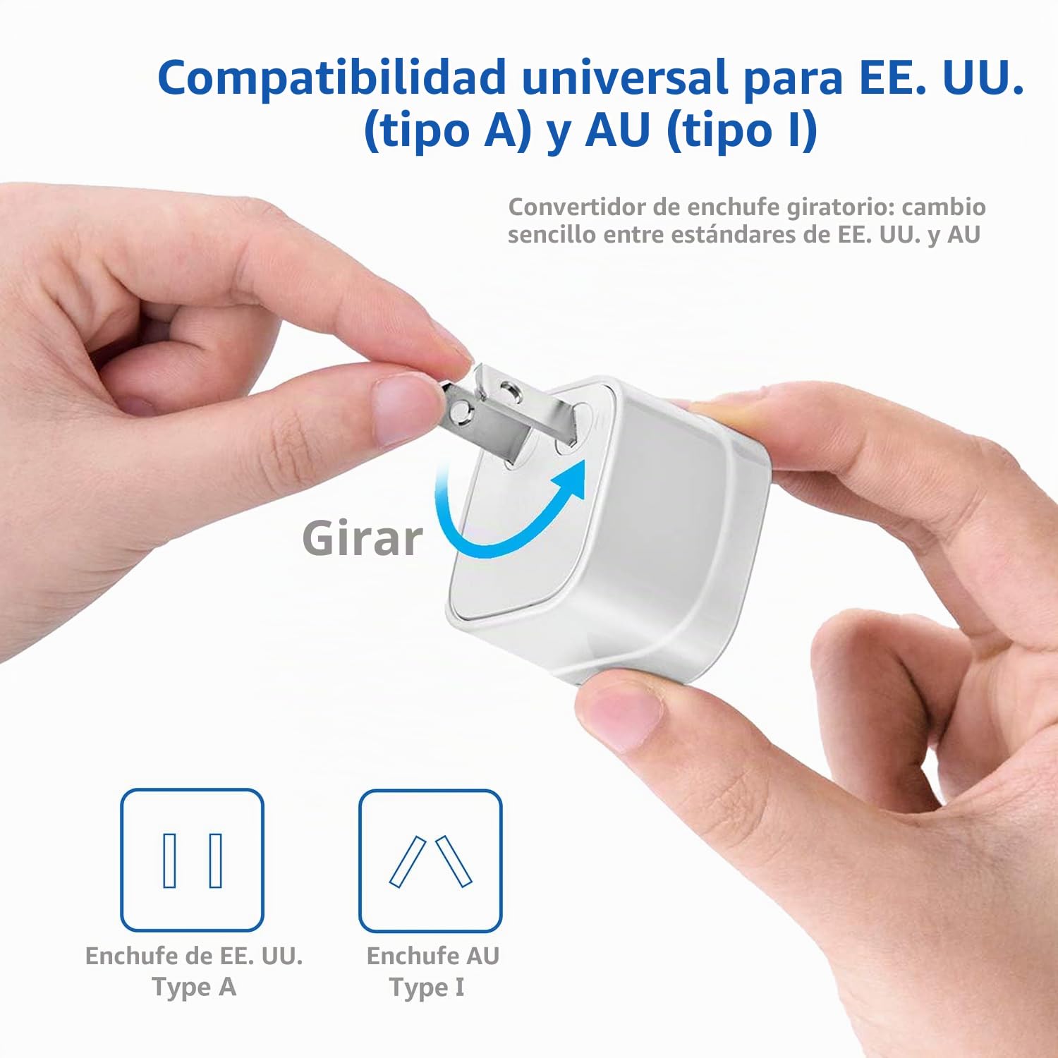 FOVAL foval bajada de potencia de 220v a 110v convertidor de voltaje con adaptador de la energía del recorrido internacional de 4 puertos usb en europa reino unido italia asia, etc, más de 150 países