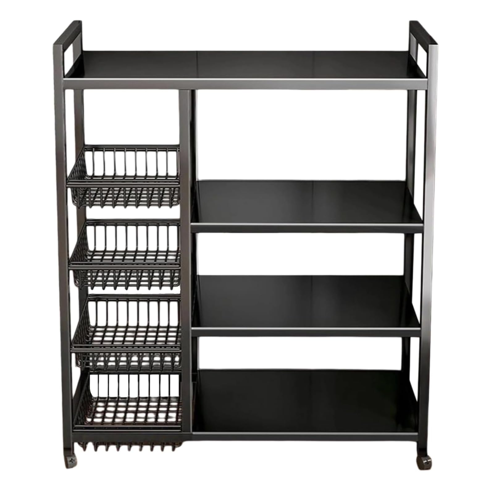 Boîtes de rangement empilables cuisine légumes et salle de bain 90cm