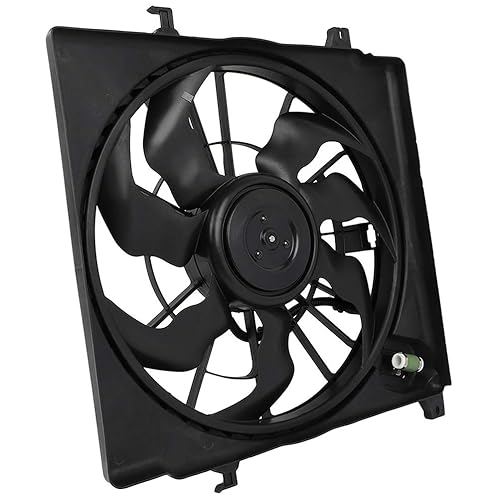 Vista 129 de SCITOO Ventilador de refrigeración del condensador del radiador compatible para Quattro/TT para Passat/Passat CC/Golf/Beetle