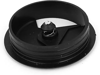 Qtqgoitem Plastic Round Shape Computer Desk Grommet Cable Hole Cover 60mm Black (Model: 3f6 a7c 76a 325 c82)
