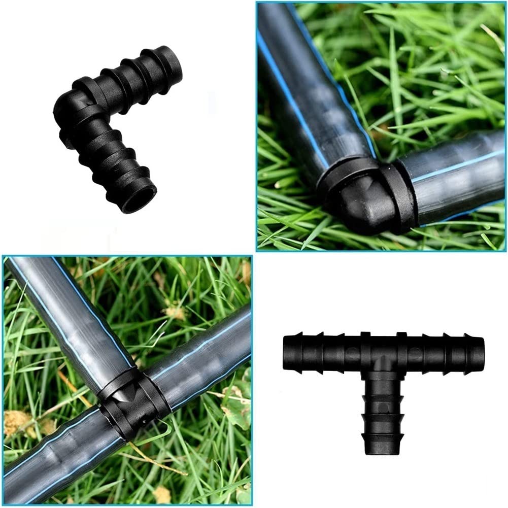 10 Connettori Per Irrigazione A Goccia 16mm – Raccordi Per Tubo PVC – Giardino E Orto - Foto 1