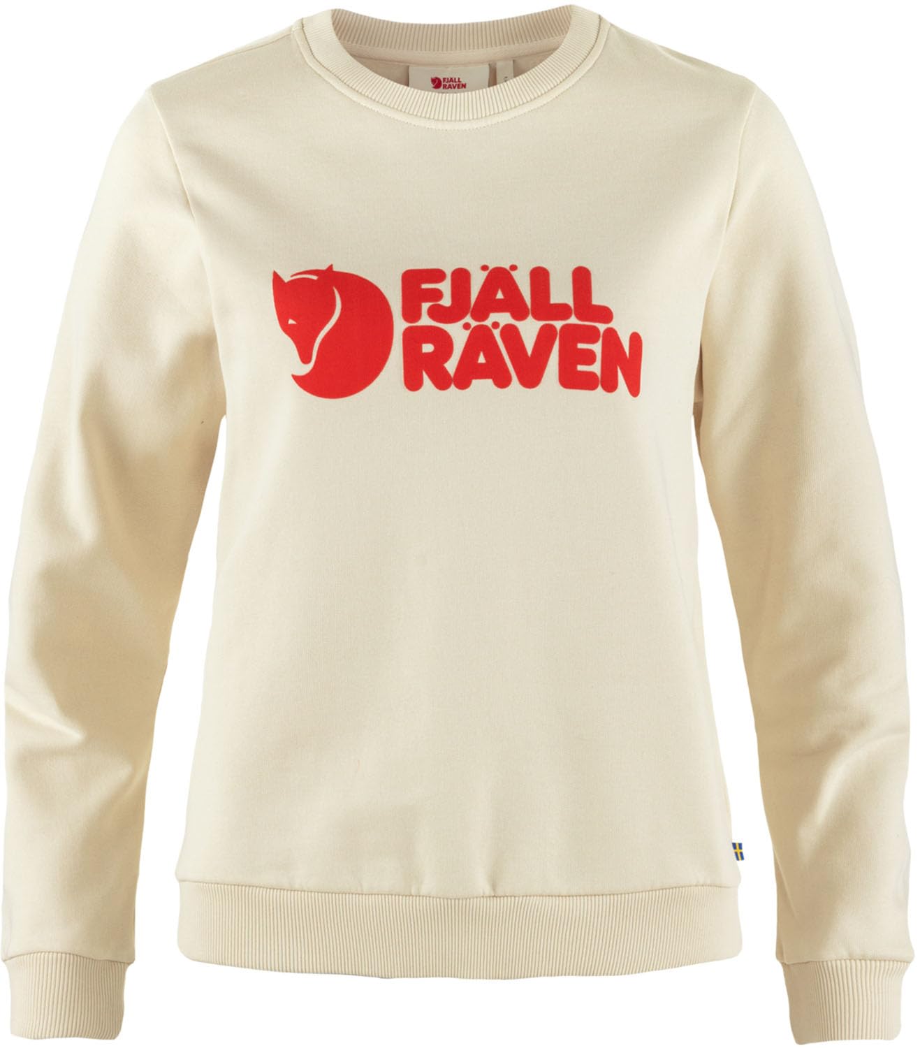 Fjällräven Logo Sweater Women's Sweatshirt - Soft Fleece, Classic Crewneck, Organic Cotton Blend - Hiking, Travel
