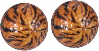 INOOMP 2pcs Indoor Golf Balls Colorful Golf Balls Golf Ball Prank Golf Ball Printed Training Aid Balls Practice Balls Training Balls Ball for Distance Auxiliary Ball Bouncy Ball Soft