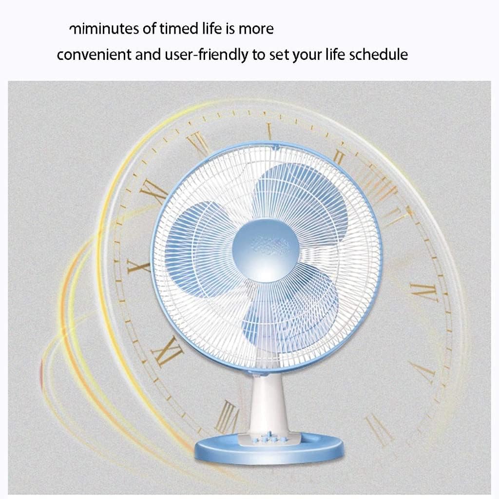 Oscillating 12-Inch Table Fan Powerful and Quiet, 4-Speed