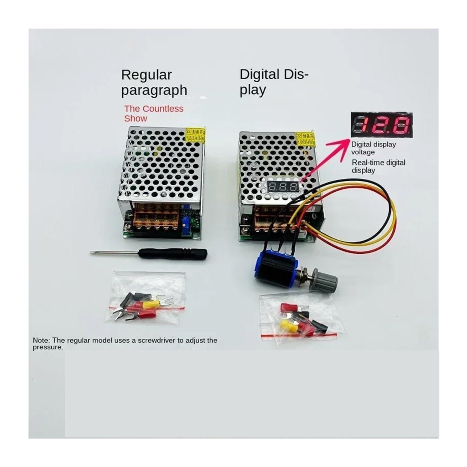 Cyfrowy zasilacz stabilizowany DC 25 W, 0-12 V, 2 A, 0-24 V 1A, 0-36 V 0,7 A
