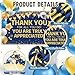 Thank You We Appreciate Banner Backdrop Appreciation Party Decorations Thanks for All You Do Banner Backdrop Employee Staff Dental Assistant Social Work Teacher Team Photography Decor(Blue Gold)