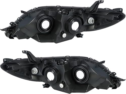 Miniatura 4 de Paquete de 2 faros delanteros de repuesto para Sienna 2011-2013 con lente transparente halógena para el lado del pasajero y del conductor