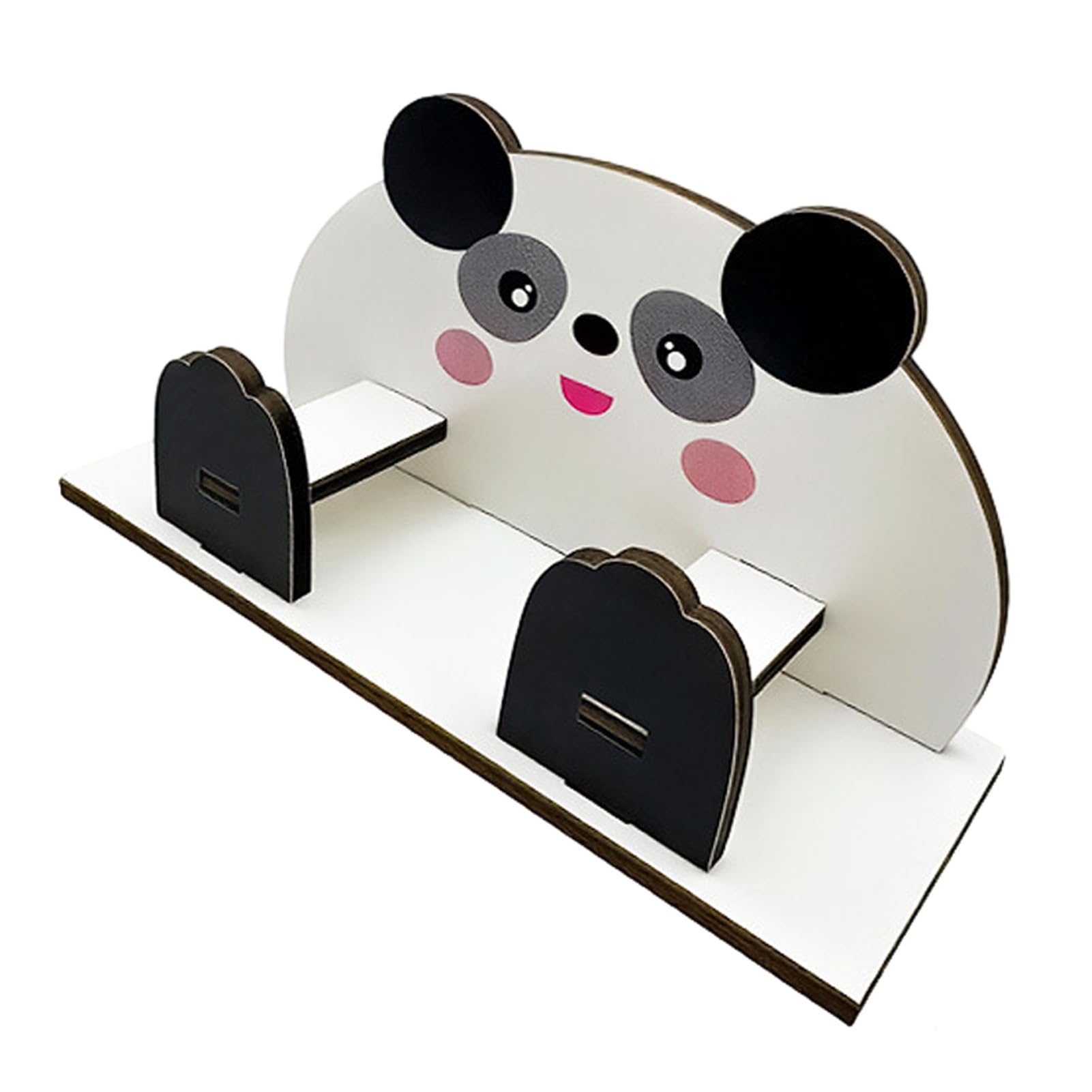 tabecou Wooden Glasses Holder, Decorative Shape Eyeglass Display Stand, Desktop Sunglasses Eyewear Keeper Display Rack