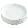 AJM Packaging - AJMPP9GRAWH Corporation PP9GRAWH Paper Plates, 9 Diameter, White, 12 Packs of 100 Case of 1200