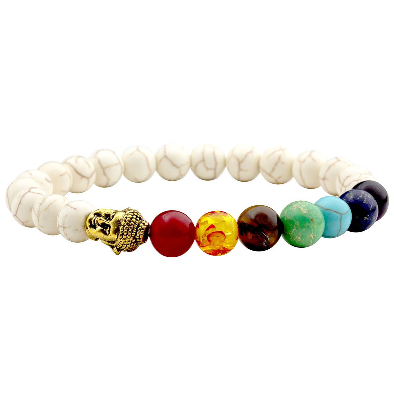 Chakra Stones Buddha Bracelet