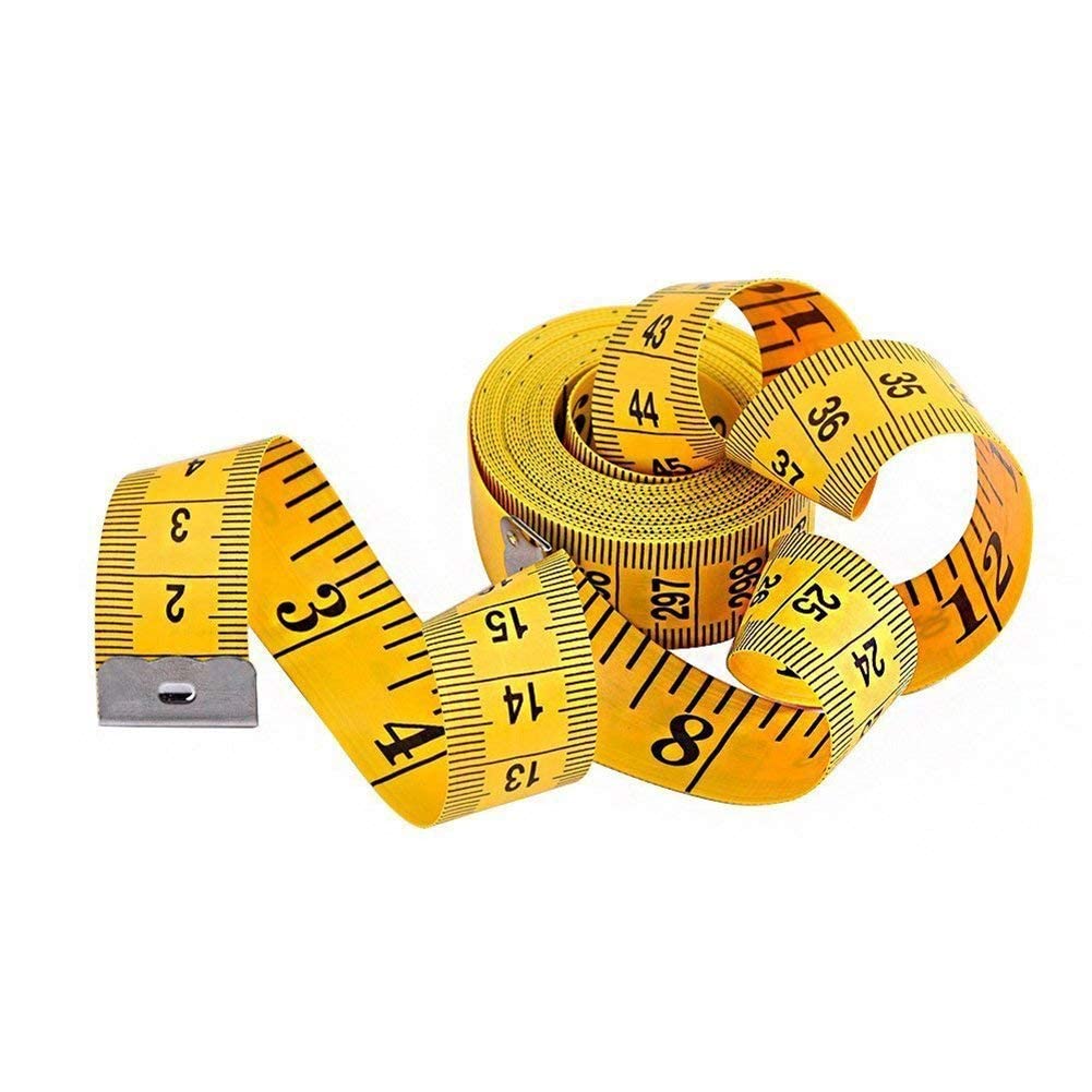 RWRAPS 1 Cinta métrica de 120 Pulgadas, Cinta métrica Suave para Coser a Medida, Cinta Plana, Regla métrica para el Cuerpo, Herramienta de diseño de confección, Bonito diseño