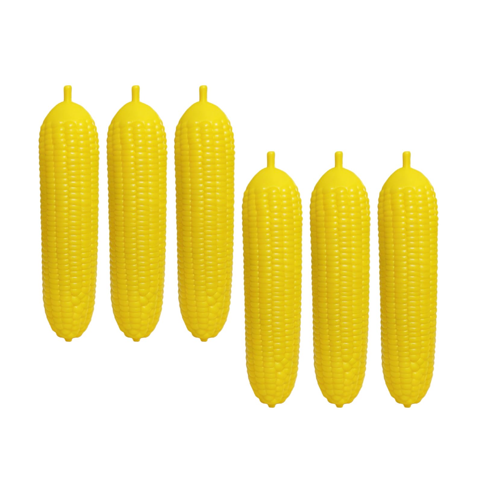 Limtula 6PCS / Pack Realistic ABS Corn Models Simulation Vegetables for Themed Parties and Display Arrangements Fraudulent Fruit Corn Characteristics
