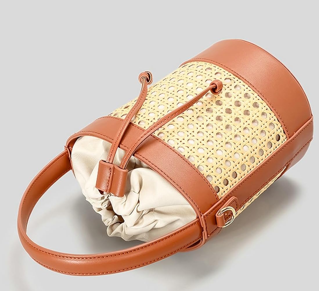 ブルレア Leather trimmed rattan bucketbag 61dum8edXBL._AC_UY1000_.jpg