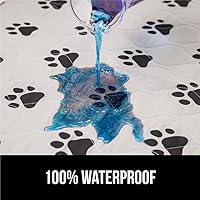 Vista 3 de GORILLA GRIP PREMIUM - Alfombrilla impermeable para mascotas y cama para perros, reutilizable, lavable, a prueba de fugas, almohadillas para jaulas