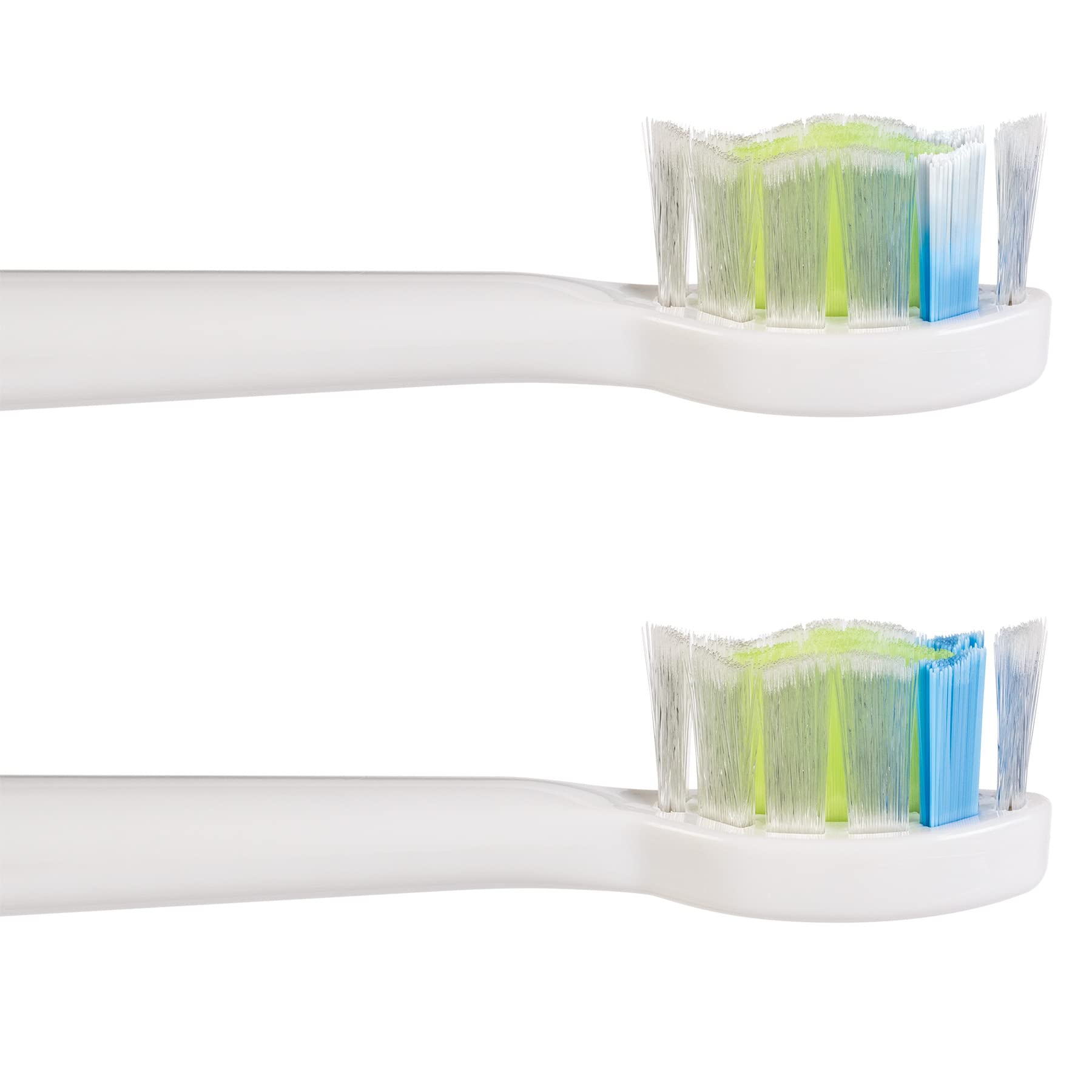 Practicon Sonic Toothbrush Replacement Heads (4 Pack, White, Medium Firmness)