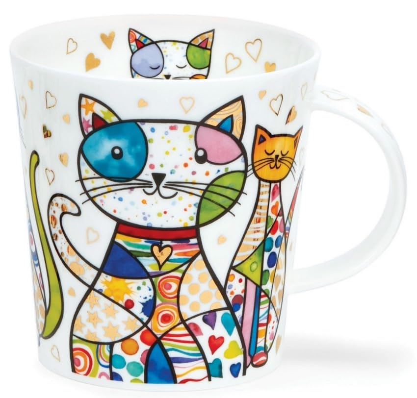 Dunoon - BLINGERS CAT - Fine Bone China Filiżanka - Lomond gestalt 320 ml