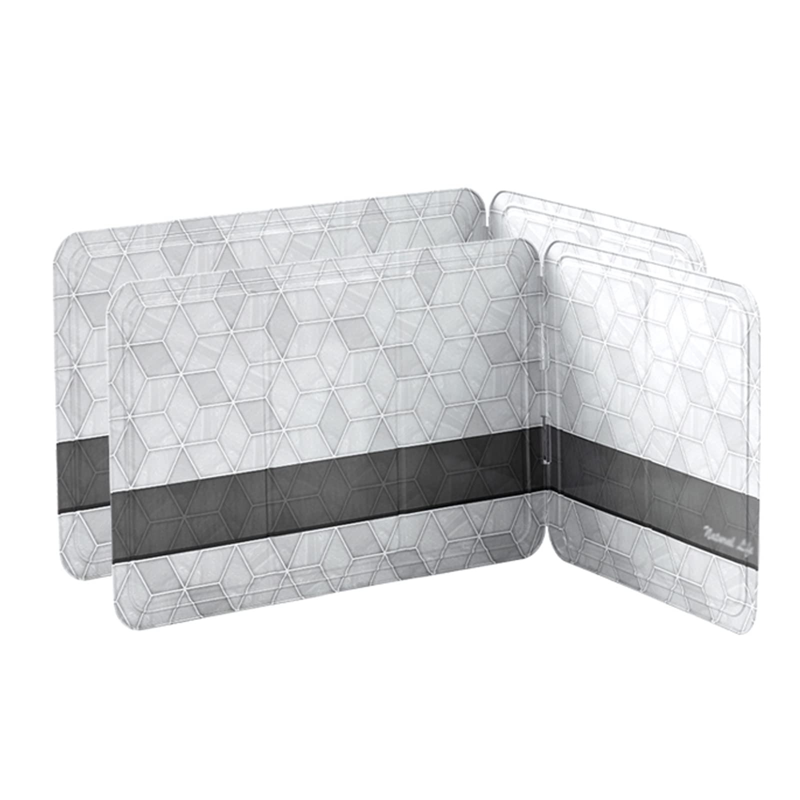 HJXGQJM Protector Antisalpicaduras,Protector Salpicaduras Cocina, Plegable Protección contra Salpicaduras, Protección contra Salpicaduras, Papel De Aluminio Protector Salpicaduras Cocina(2 Pieces)