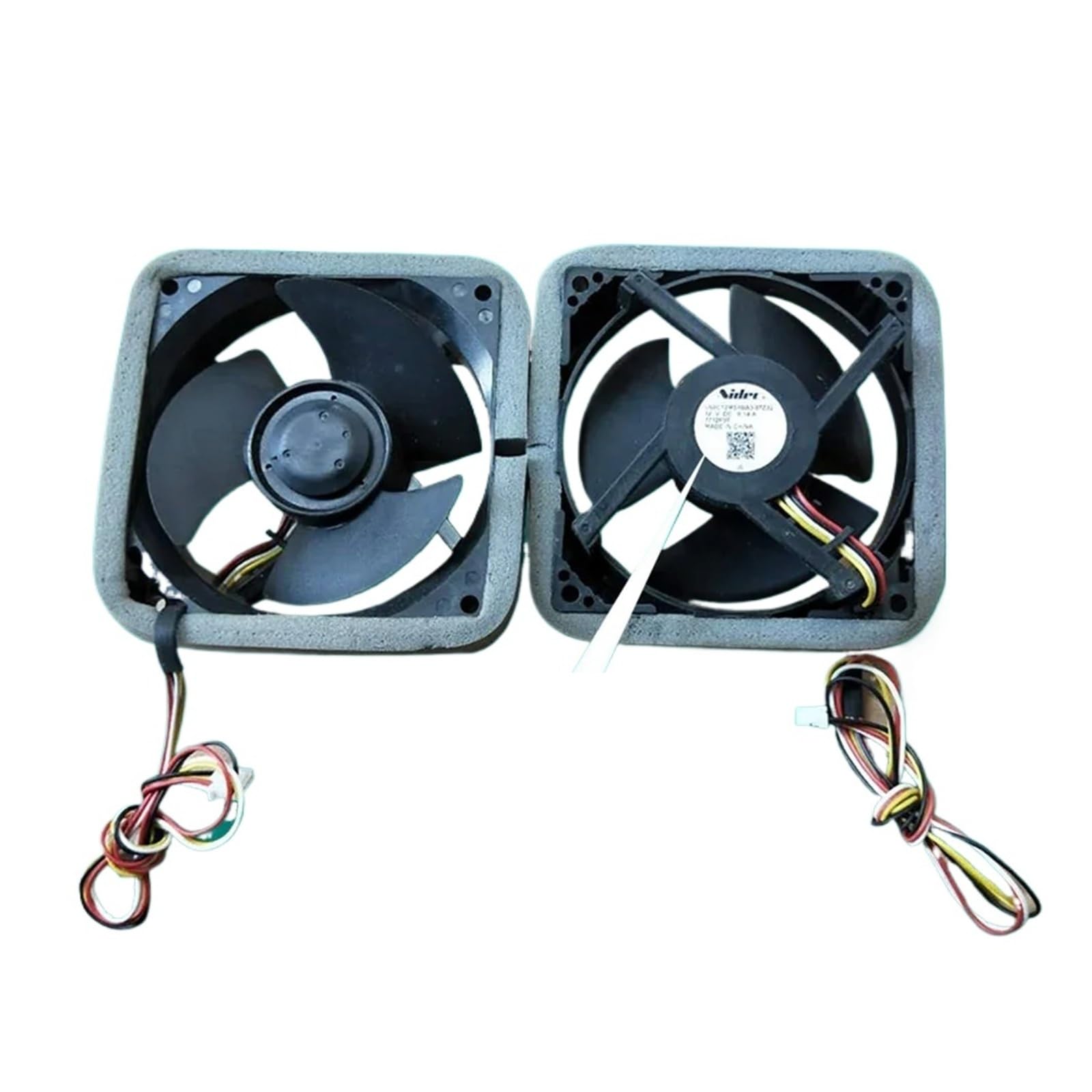 HIZON Refrigerator Fan 12V 0.14A ，compatible For Haier，Refrigerator Refrigeration Cooling Fan U92C12MS1BA3-57Z32 9CM