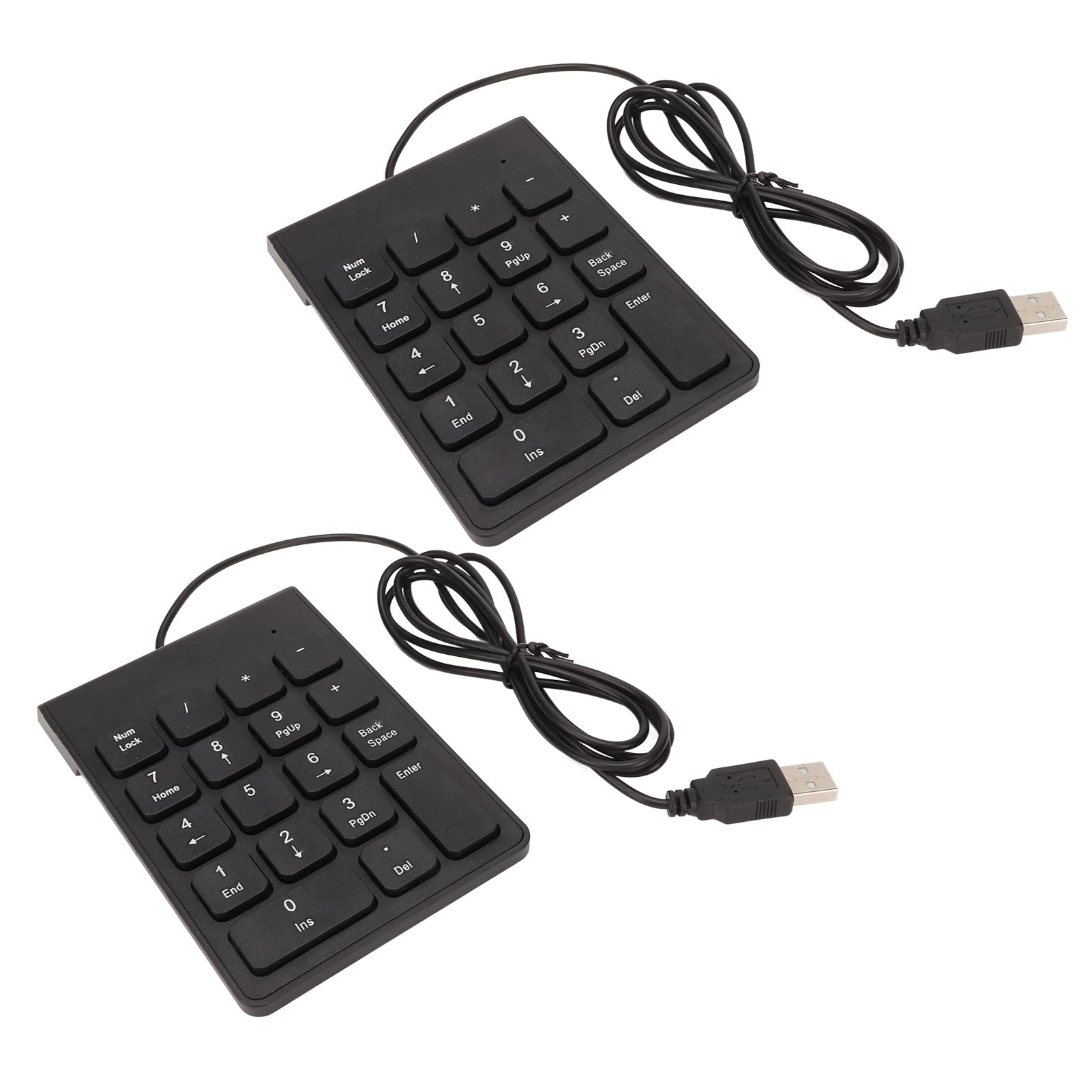 Tastiera USB Cablata MCSaite DE – Layout QWERTZ Tedesco, 104 Tasti Full Size Con Tastierino Numerico, Bianca E Silenziosa - 3