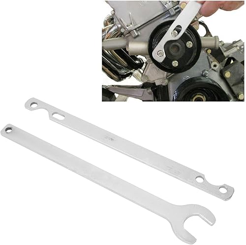 Miniatura 2 de Aramox Llave de tuerca de ventilador, 2 piezas llave de embrague de ventilador de 1.260 in de alta resistencia tuerca de agua titular de la bomba de