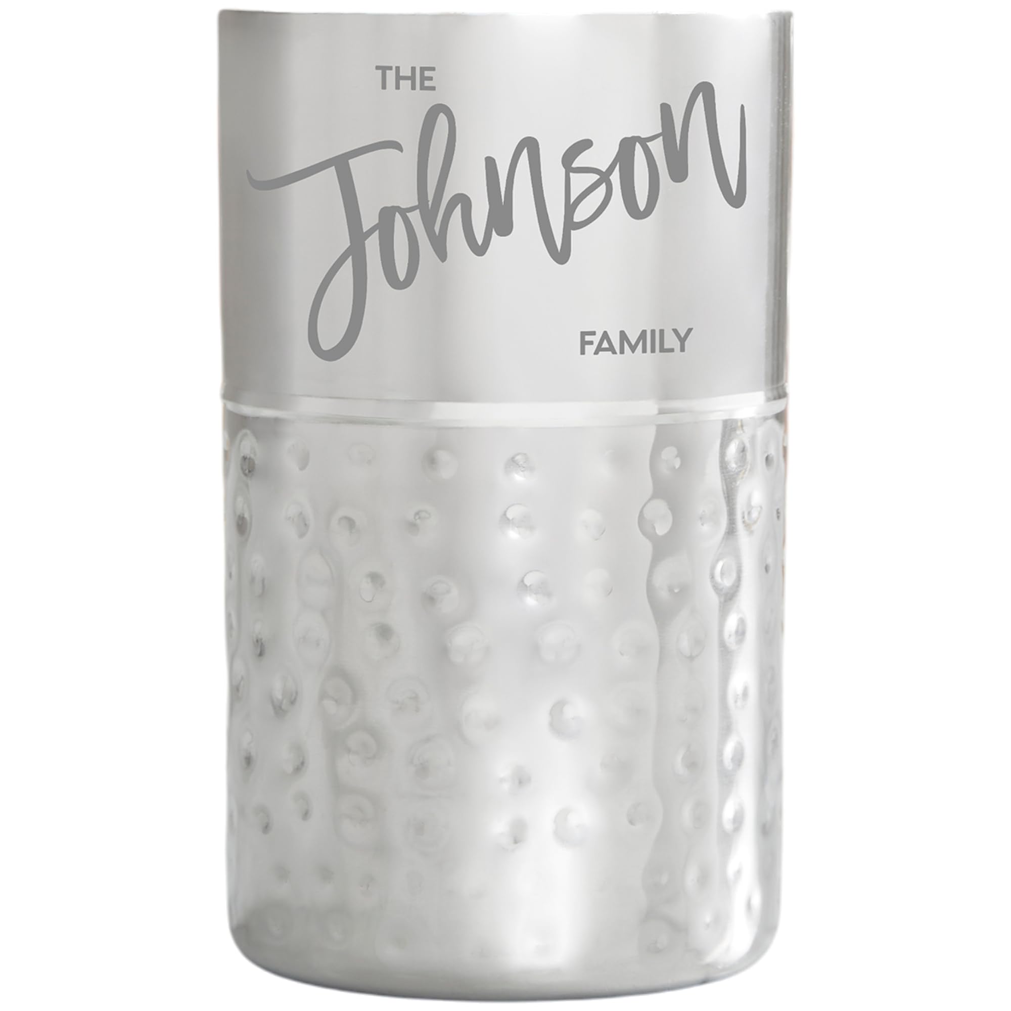 Personalization Universe Bold Family Name Personalized Wine Chiller
