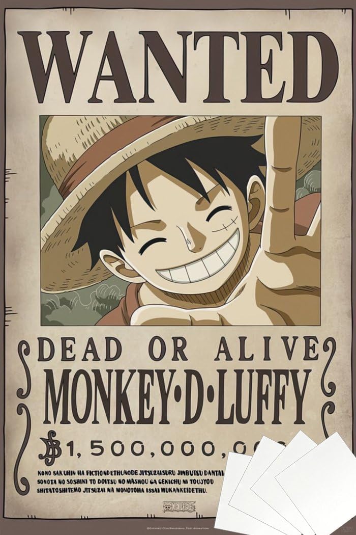 その他 MONKEY D. LUFFY WANTED Amazon.com: One Piece - TV Show Poster (Wanted: Monkey D. Luffy #2