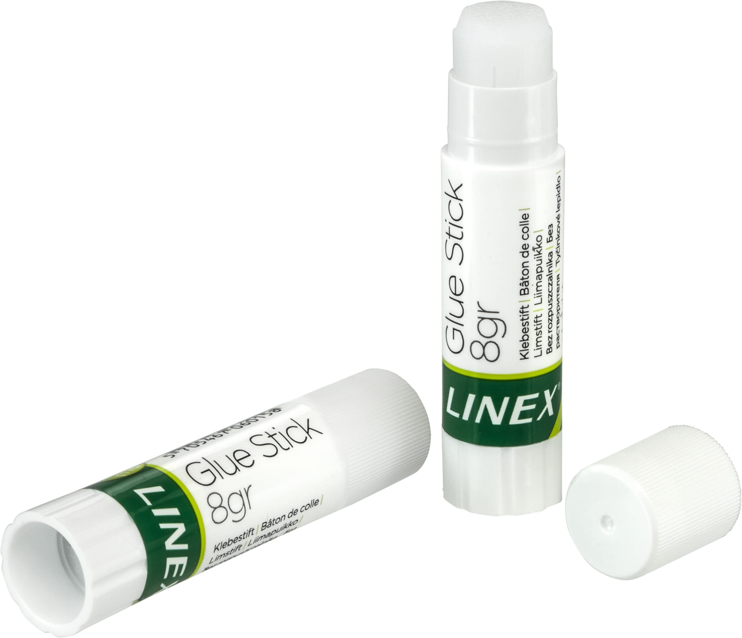 Linex Lot de 2 bâtons de colle 8g sans odeur à base d'eau