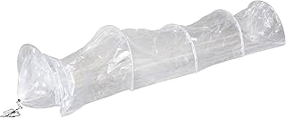 Well Home Gewächshaus im Tunnelstil, 300 x 45 x 45 cm, mit Abdeckung aus transparentem PE-Material