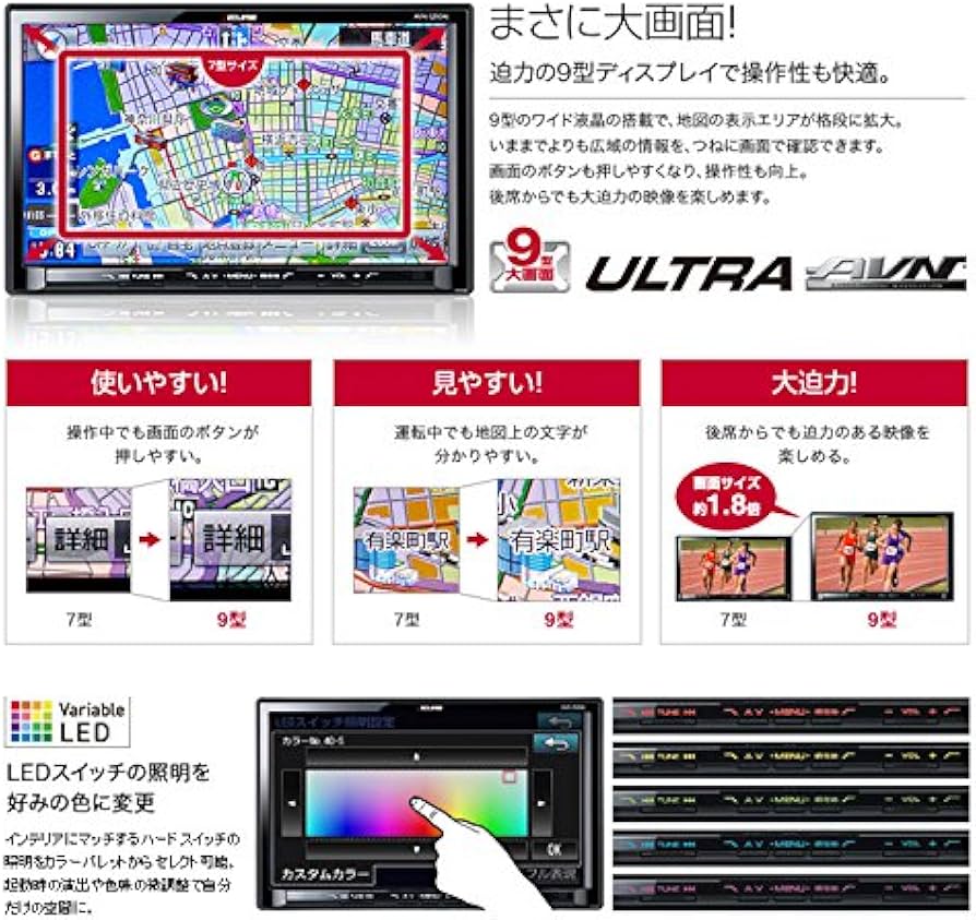 イクリプスAVN-ZX04i 9インチ