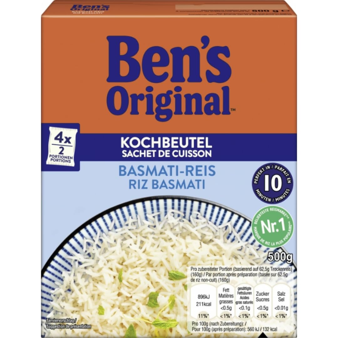 Ben's Original Basmati-Reis 500 gramm x 12 Stück