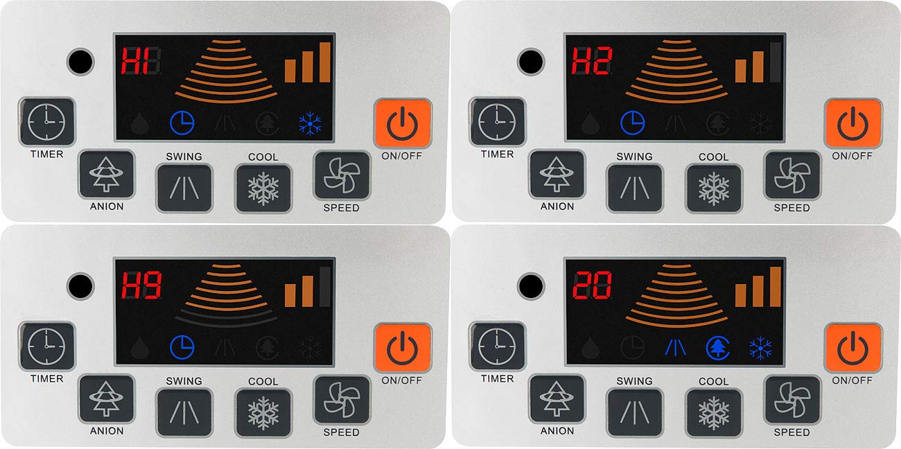Sichler Haushaltsgeräte Luftkühler Ventilator: 2in1-Luftkühler & Luftbefeuchter mit Ionisator, 26 Liter, 100 W, 25 m² (Luftreiniger Luftbefeuchter, Luft reinigen und Kühlen, Kühl)