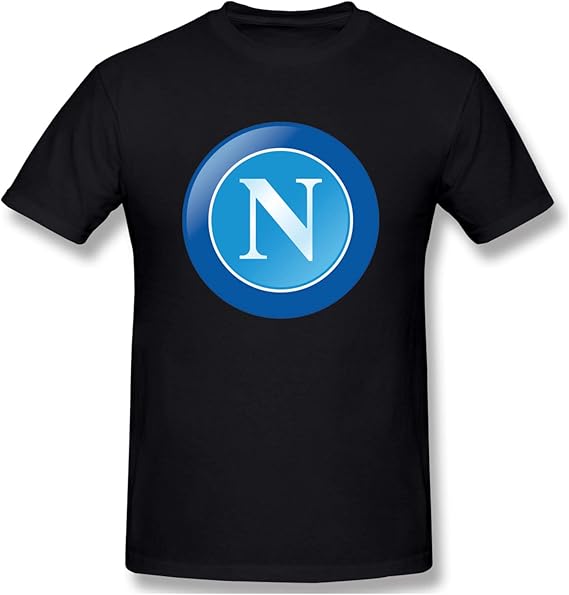 Amazon Co Jp S S C ナポリfc メンズ半袖ラウンドネックtシャツクイックドライファッションスポーツトップ ファッション