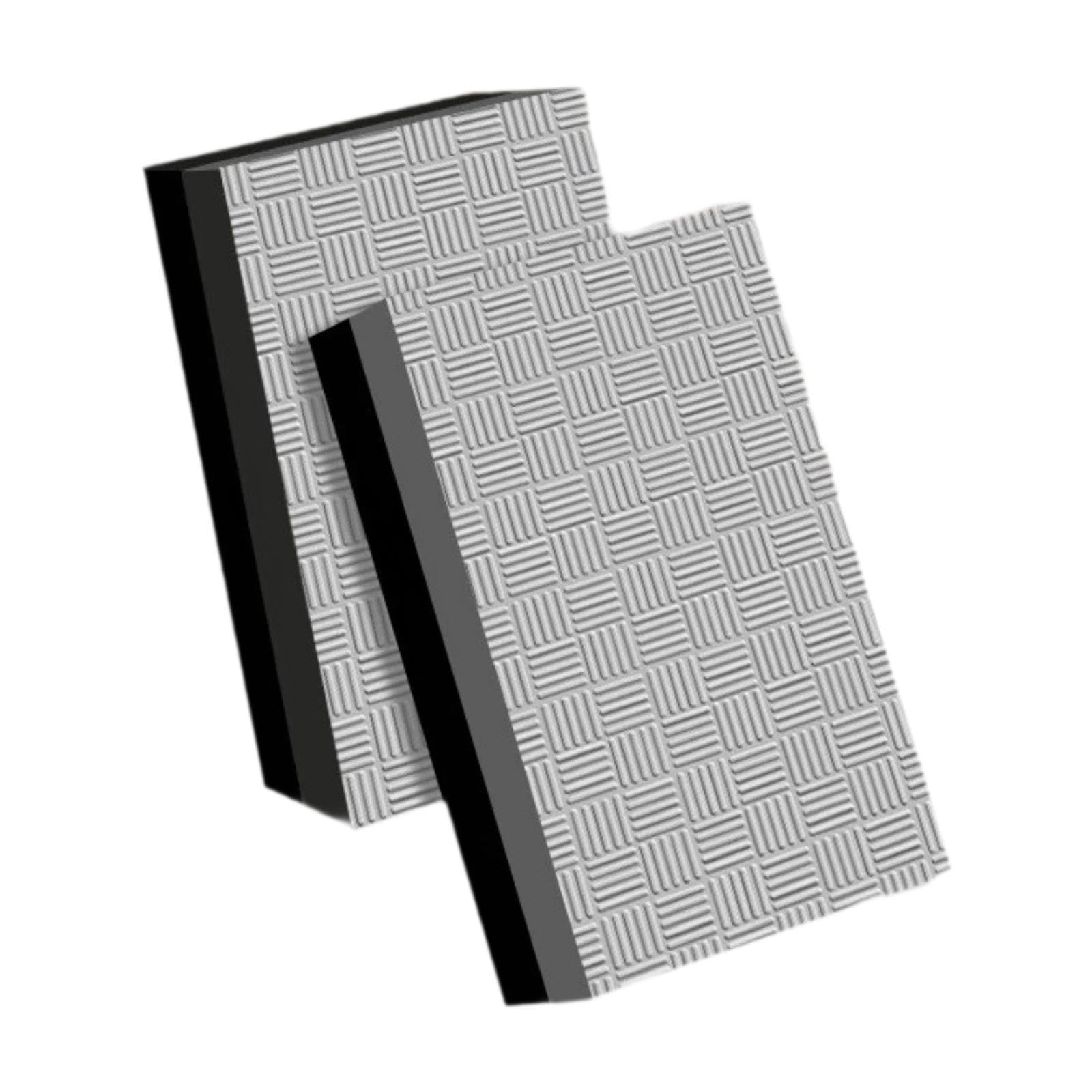 Baoblaze 2 Pezzi di Cuscinetti di Protezione per Il Pavimento per Sollevamento Pesi, Cuscino per Pesi per stacco da Terra Riutilizzabile, Cuscinetto per stacco, Nero Grigio 50x30x4cm