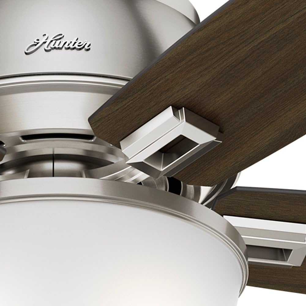 Flash Deals - 50% OFF Hunter Donegan Indoor Low Profile Ceiling Fan with LED Light and Pull Chain Control, 52, Bronze/Dark 70% Off Discount Hunter Donegan Indoor Low Profile Ceiling Fan with LED Light and Pull Chain Control, 52, Bronze/Dark