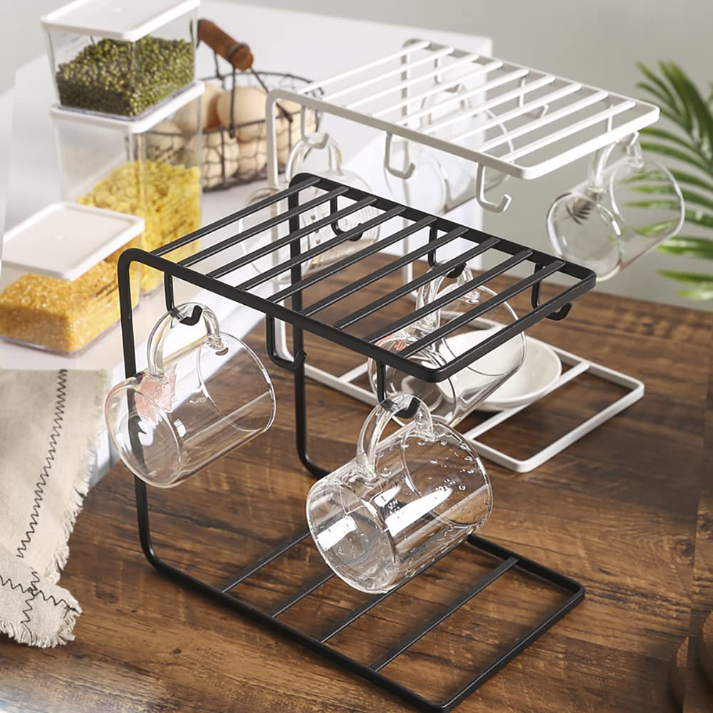 Milageto Porte-vaisselle Organisateur Cuillère à Café - Caddy De Table Multifonction Brun Pour Salle à Manger
